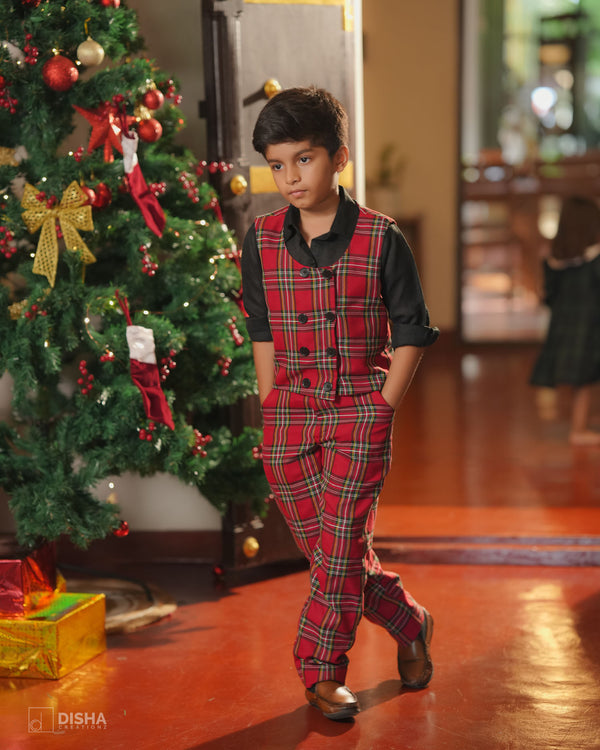 The Classic Red Tartan Ensemble