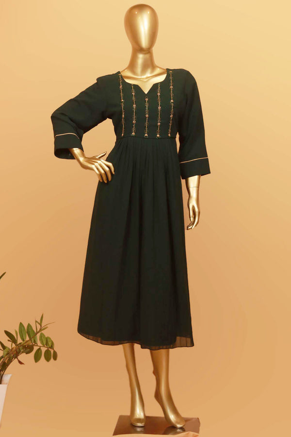 Green Kurta Set