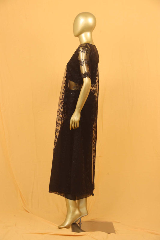 Black kurti set