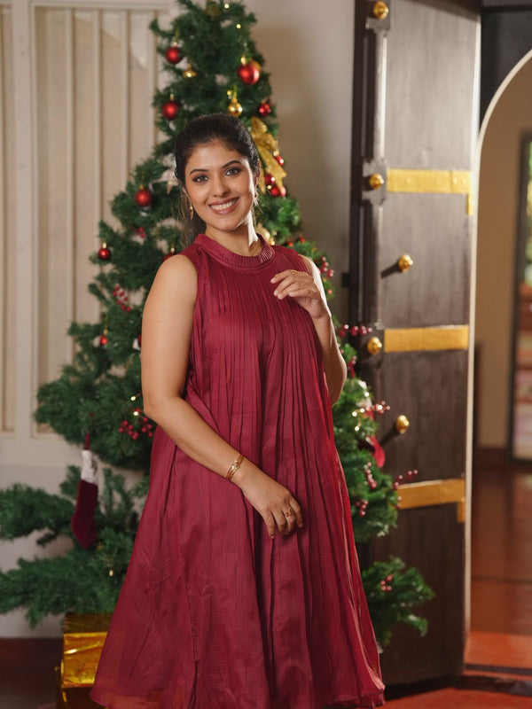 The Ruby Pleats Dress