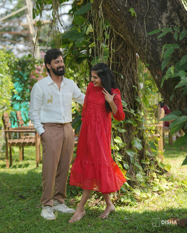 Golden Reindeer Shirt and Isa